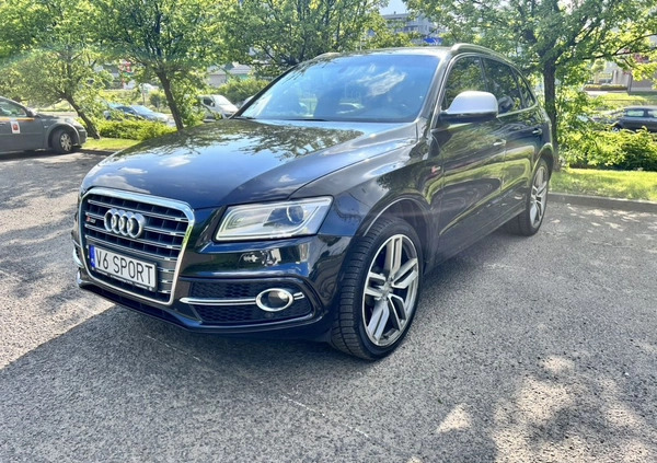 Audi SQ5 cena 124999 przebieg: 130000, rok produkcji 2016 z Warszawa małe 631